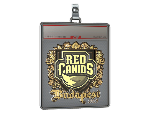 Sticker Slab | RED Canids (Gold) | Budapest 2025