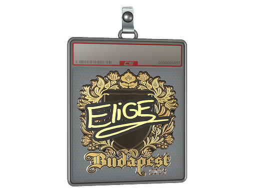 Sticker Slab | EliGE (Gold) | Budapest 2025