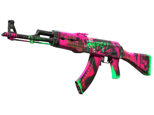 Souvenir AK-47 | Neon Revolution (Battle-Scarred)