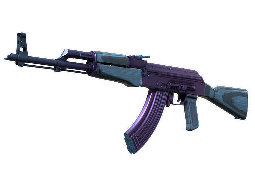 Souvenir AK-47 | Midnight Laminate (Well-Worn)