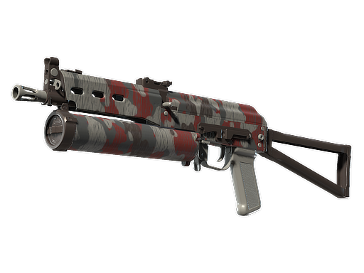 Souvenir PP-Bizon | Wood Block Camo (Battle-Scarred)