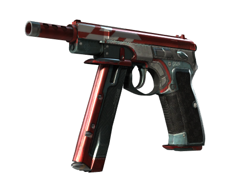 Souvenir CZ75-Auto | Red Astor (Battle-Scarred)