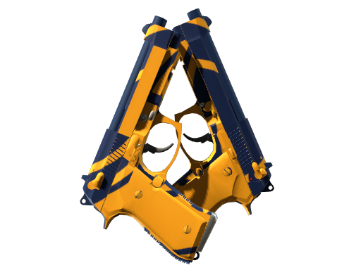 Souvenir Dual Berettas | Marina (Battle-Scarred)