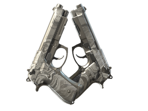 Souvenir Dual Berettas | Silver Pour (Factory New)