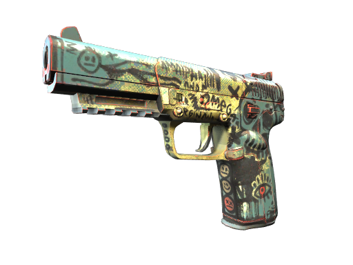 Souvenir Five-SeveN | Scrawl (Battle-Scarred)