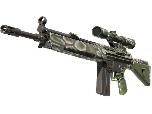 Souvenir G3SG1 | Green Cell (Well-Worn)