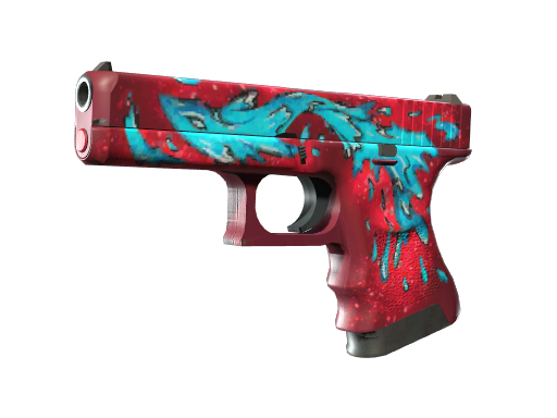 Souvenir Glock-18 | Water Elemental (Well-Worn)