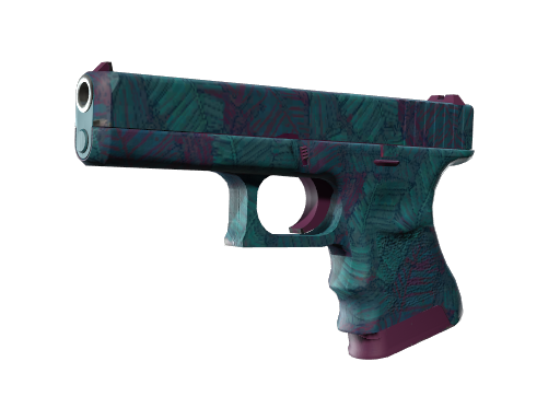 Souvenir Glock-18 | Synth Leaf (Battle-Scarred)