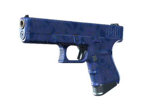 Souvenir Glock-18 | Ocean Topo (Battle-Scarred)