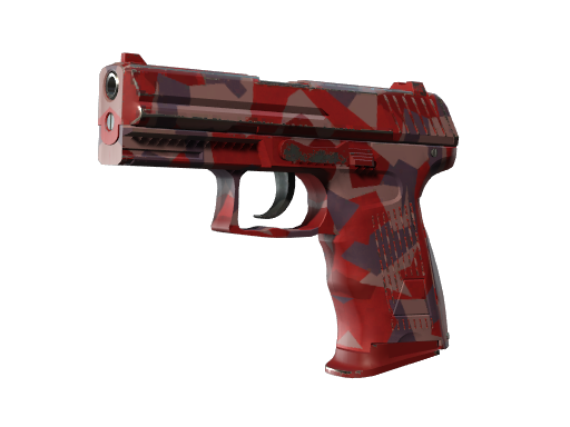 Souvenir P2000 | Red FragCam (Battle-Scarred)