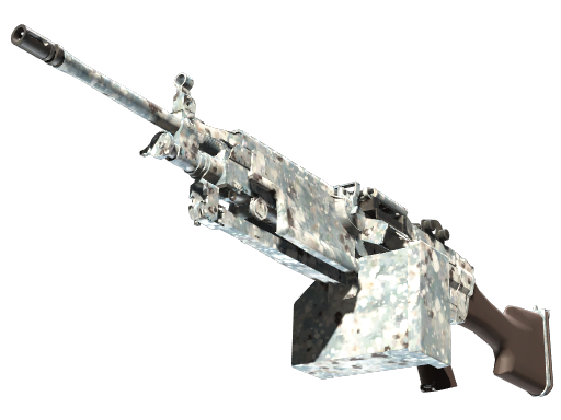 Souvenir M249 | Blizzard Marbleized (Minimal Wear)