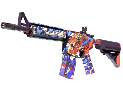 Souvenir M4A4 | 龍王 (Dragon King) (Well-Worn)