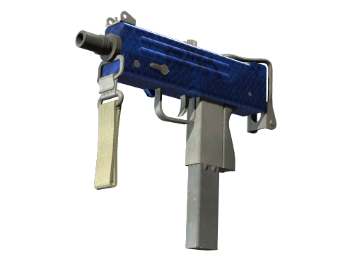 Souvenir MAC-10 | Lapis Gator (Battle-Scarred)