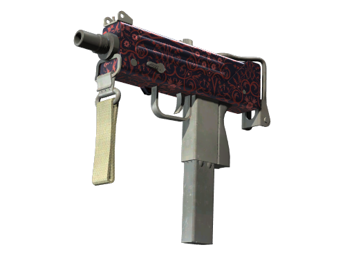 Souvenir MAC-10 | Red Filigree (Field-Tested)