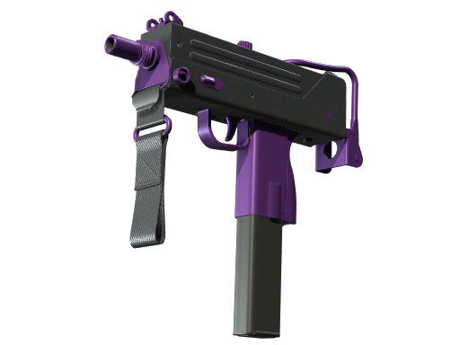 Souvenir MAC-10 | Ultraviolet (Well-Worn)