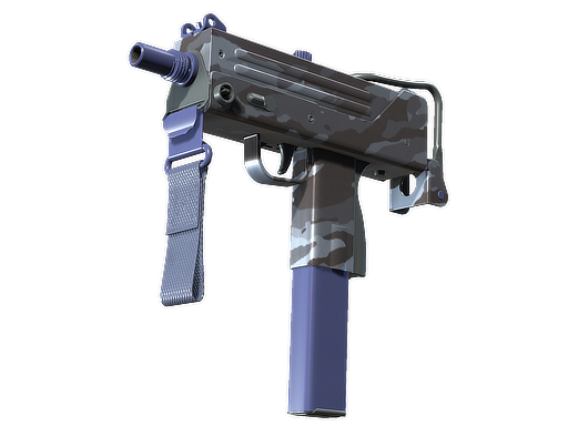 Souvenir MAC-10 | Storm Camo (Battle-Scarred)