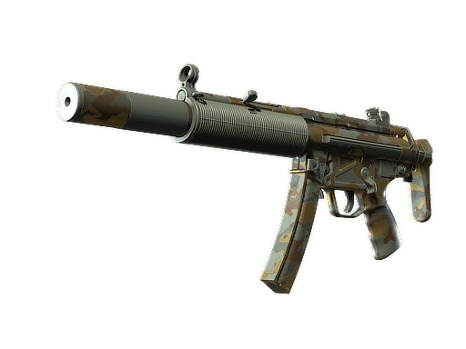 Souvenir MP5-SD | Gold Leaf (Well-Worn)