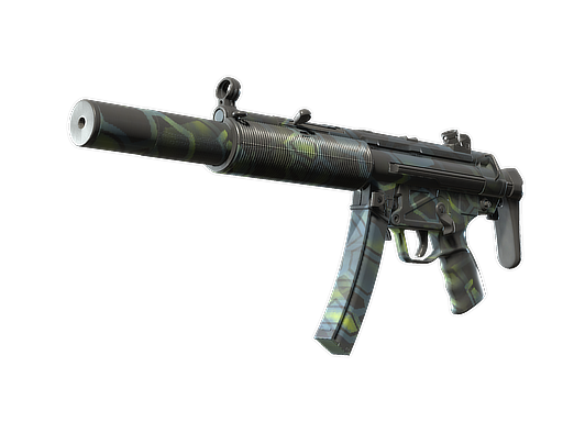 Souvenir MP5-SD | Lime Hex (Minimal Wear)
