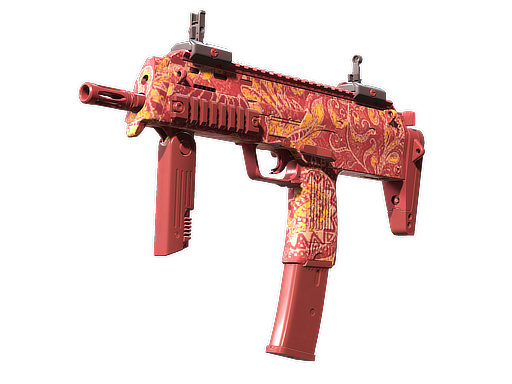 Souvenir MP7 | Coral Paisley (Battle-Scarred)