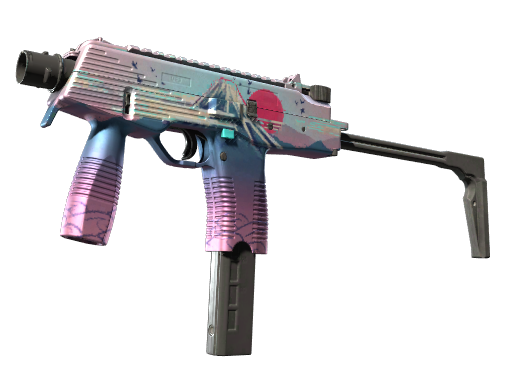 Souvenir MP9 | Mount Fuji (Well-Worn)