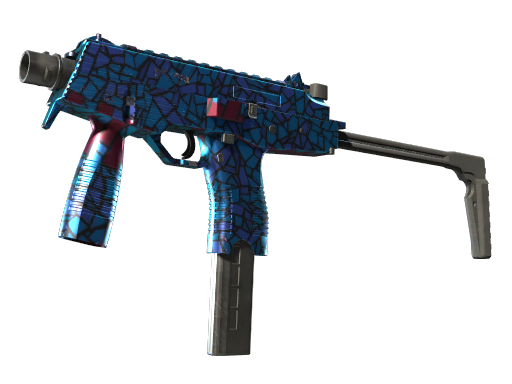 Souvenir MP9 | Stained Glass (Battle-Scarred)