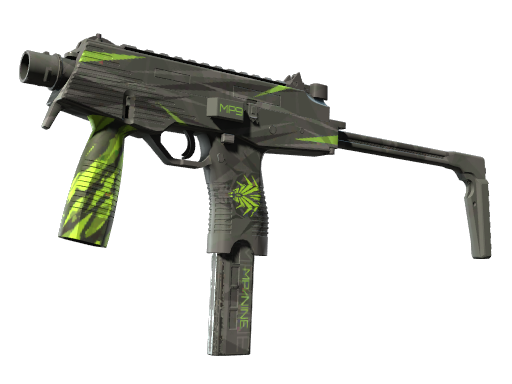 Souvenir MP9 | Deadly Poison (Well-Worn)