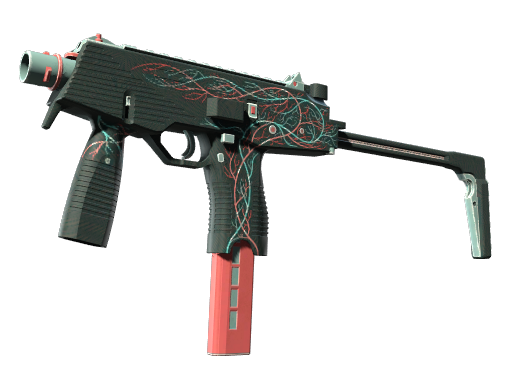 Souvenir MP9 | Capillary (Well-Worn)