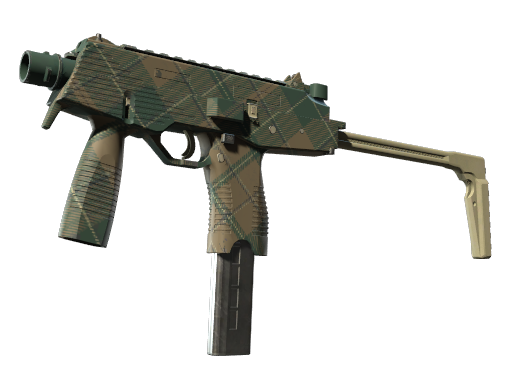 Souvenir MP9 | Green Plaid (Battle-Scarred)