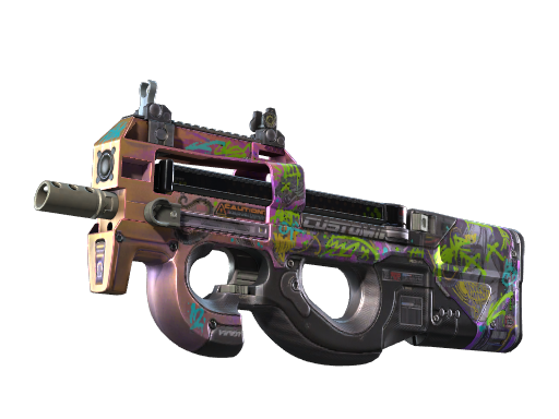 Souvenir P90 | Neoqueen (Battle-Scarred)