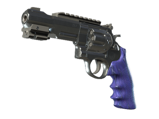 Souvenir R8 Revolver | Cobalt Grip (Battle-Scarred)