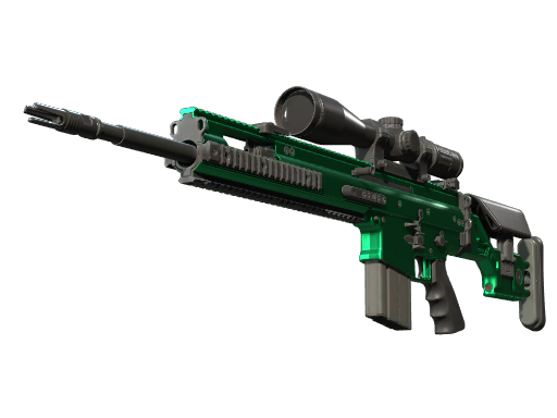 Souvenir SCAR-20 | Emerald (Minimal Wear)