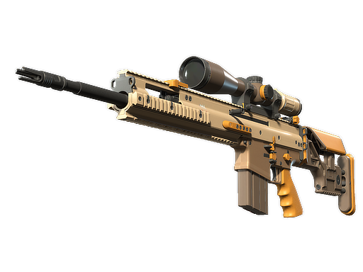 Souvenir SCAR-20 | Short Ochre (Well-Worn)