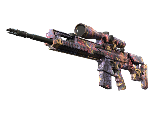 Souvenir SCAR-20 | Poultrygeist (Battle-Scarred)