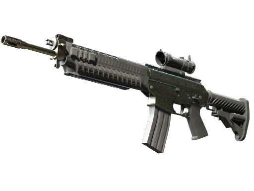Souvenir SG 553 | Army Sheen (Field-Tested)