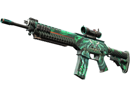 Souvenir SG 553 | Dragon Tech (Minimal Wear)