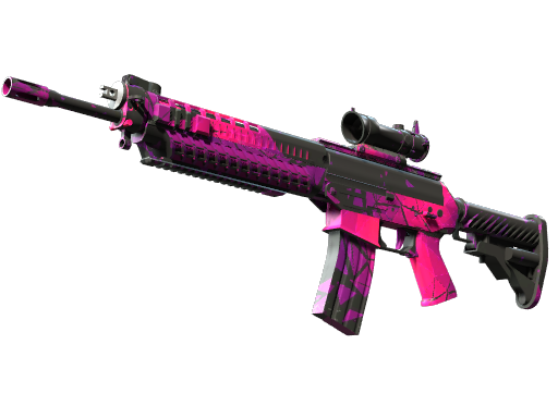 Souvenir SG 553 | Pulse (Well-Worn)