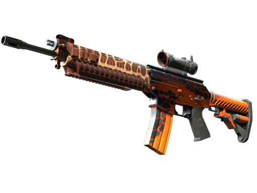 Souvenir SG 553 | Tiger Moth (Battle-Scarred)