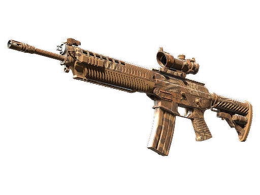Souvenir SG 553 | Safari Print (Battle-Scarred)