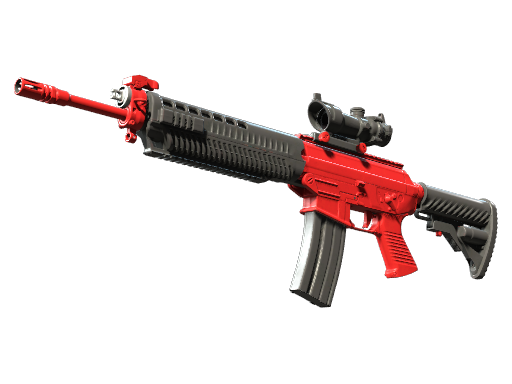 Souvenir SG 553 | Candy Apple (Well-Worn)