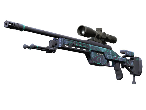 Souvenir SSG 08 | Mainframe 001 (Well-Worn)