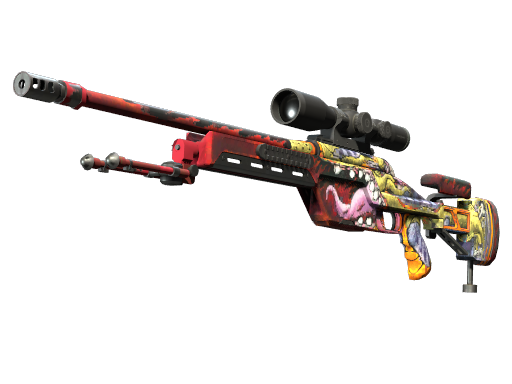 Souvenir SSG 08 | Bloodshot (Battle-Scarred)