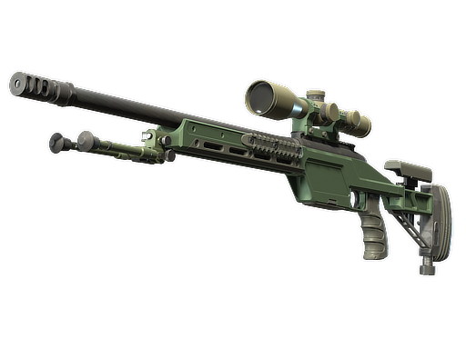 Souvenir SSG 08 | Green Ceramic (Battle-Scarred)