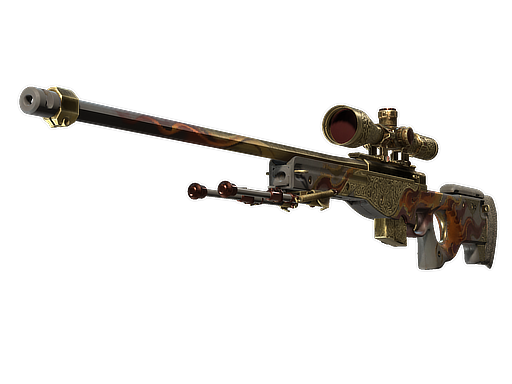 Souvenir AWP | Sovereign Flame (Well-Worn)